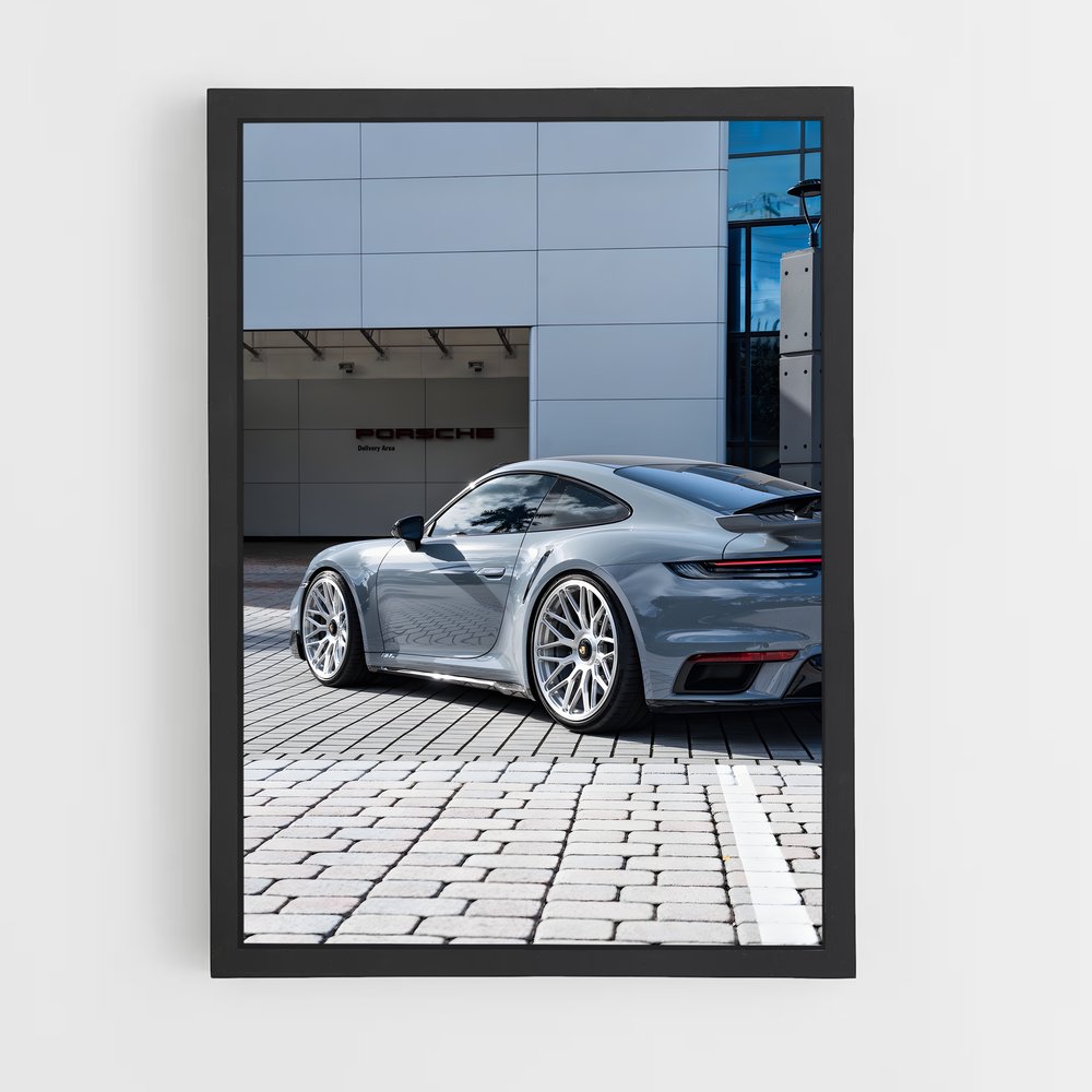 Poster énergie turbo – affiche Porsche (vue 2)